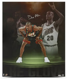 Gary Payton Autographed Supersonics "The Glove" 20" x 24" Photo UDA