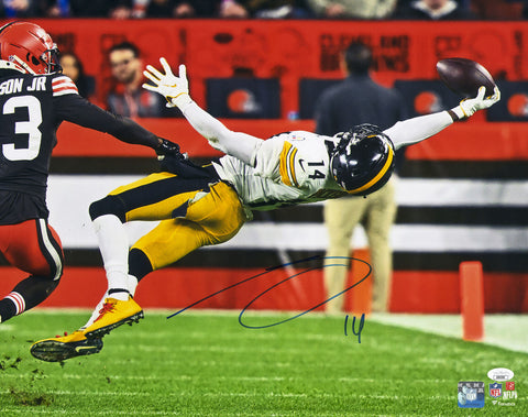 GEORGE PICKENS AUTOGRAPHED 16X20 PHOTO PITTSBURGH STEELERS JSA STOCK #224806