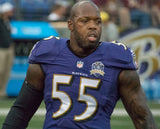 Terrell Suggs Signed Ravens Pro Cut Jersey (JSA) Baltimore 7xPro Bowl L.B.
