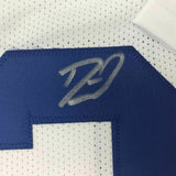 FRAMED Autographed/Signed DARIUS LEONARD 33x42 Indianapolis White Jersey JSA COA