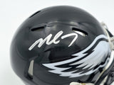 MICHAEL VICK AUTOGRAPHED EAGLES 2022 ALTERNATE BLACK MINI HELMET BECKETT 243632