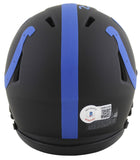 Colts Kwity Paye Authentic Signed Eclipse Speed Mini Helmet BAS Witnessed