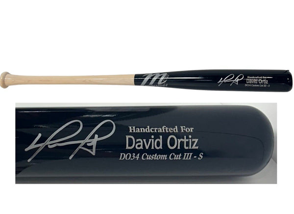 David Ortiz Signed Marucci D034 Game Model Bat Red Sox Auto HOF MLB Fanatics Coa
