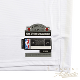 Matas Buzelis Autographed Chicago Bulls White 2025 City Edition Jersey Panini