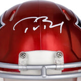 Tom Brady New England Patriots Autographed Riddell Flash Speed Mini Helmet