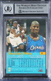 Magic Shaquille O'Neal Signed 1996 Topps Stars #32 Card Auto 10! BAS Slabbed
