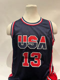 Chris Mullin Autographed Custom Team USA Jersey -- 1992 Dream Team | BAS COA