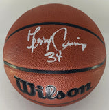 Bucks TERRY CUMMINGS Signed Full Size Wilson Replica Basketball AUTO - BAS