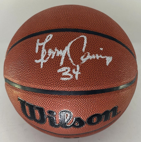 Bucks TERRY CUMMINGS Signed Full Size Wilson Replica Basketball AUTO - BAS