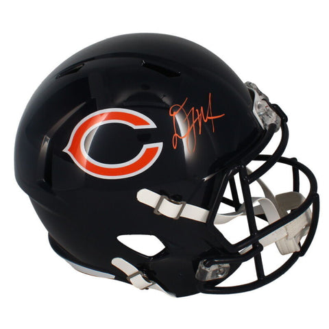 D.J. Moore Autographed Chicago Bears Full Size Speed Helmet Beckett