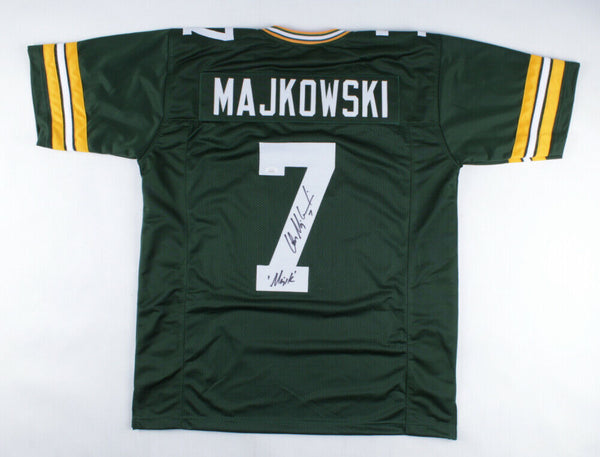 Don Majkowski Signed Green Bay Packers Jersey Inscribed "Magik" (JSA COA) Q,B,