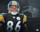 Hines Ward Autographed 16x20 Photo Pittsburgh Steelers JSA 173500