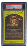 Enos Slaughter Signed 4x6 St Louis Cardinals HOF Plaque Card PSA/DNA 850262832