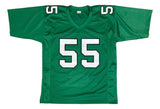 Brandon Graham Signed Philadelphia Eagles Career Stat Kelly Green Jersey Beckett