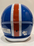 Talanoa Hufanga Autographed Denver Broncos Throwback Replica Helmet BAS COA