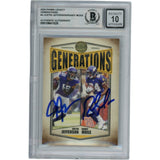 Randy Moss Justin Jefferson Signed 2022 Panini Legacy Trading Card Beckett 53706