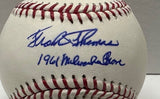 1961 & 65 Braves FRANK THOMAS Signed Baseball AUTO w/ "1961 Milwaukee Braves"