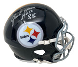 Jack Ham Signed Pittsburgh Steelers Full Size Tb Speed Replica Helmet HOF 88 BAS