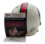 Ralph Wilson HOF Buffalo Bills Autographed/Signed Mini Helmet JSA 201575