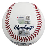 Rangers Jack Leiter Authentic Signed Manfred OML Baseball Fanatics #LG20379009