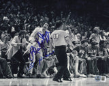 Lenny Wilkens & Les Habegger Autographed 8x10 Photo Supersonics Beckett BS36824