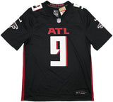 FALCONS MICHAEL PENIX JR. AUTOGRAPHED BLACK NIKE JERSEY SIZE L BECKETT 242571