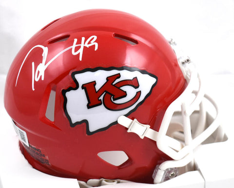 Tony Richardson Autographed Kansas City Chiefs Speed Mini Helmet-Beckett W Holo