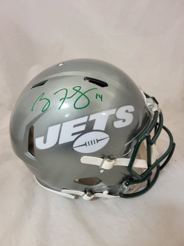 RYAN FITZPATRICK SIGNED NEW YORK JETS FLASH SPEED AUTHENTIC HELMET BECKETT QR