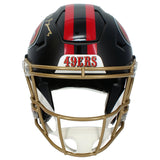 De'Zuan Stribling Autographed 49ers Black Rivalries Speedflex Helmet Beckett
