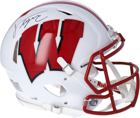 Jonathan Taylor Wisconsin Badgers Signed Riddell Speed Authentic Helmet