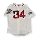 David Ortiz Signed Autographed Authentic Jersey w/ 3x WS Champs Inscription