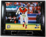 Nik Bonnito Autographed 8x10 Orange Jersey Photo with Plaque Beckett COA