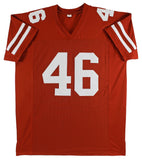 Texas Joseph Ossai Authentic Signed Burnt Orange Pro Style Jersey Jersey BAS Wit