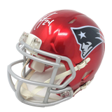 Ty Law New England Patriots Signed Riddell Flash Mini Helmet Pats Alumni