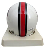 Billy Shaw HOF Signed/Inscribed HOF Logo Mini Football Helmet JSA 213132