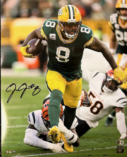 JOSH JACOBS - Green Bay Packers NFL - Signed 16x20 Photo #6 AUTO - BAS