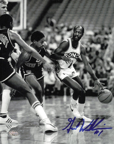 Gus Williams Autographed Signed 8x10 Photo Seattle Supersonics MCS Holo #87362