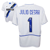 Julio Cesar Signed Inter Milan Soccer Jersey #1 with Beckett COA