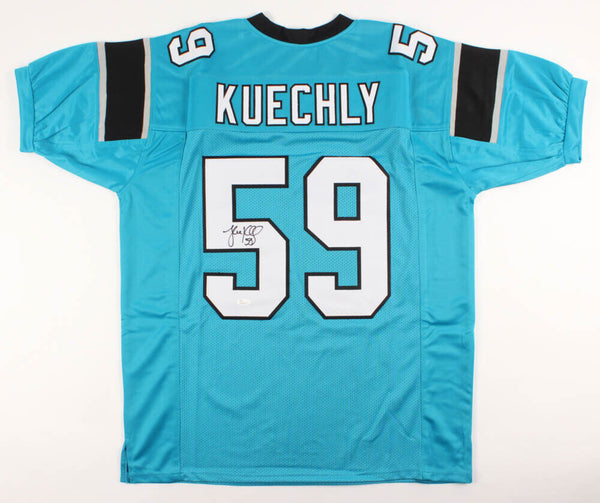 Luke Kuechly Signed Carolina Panthers Jersey (JSA COA) 6xPro Bowl Linebacker