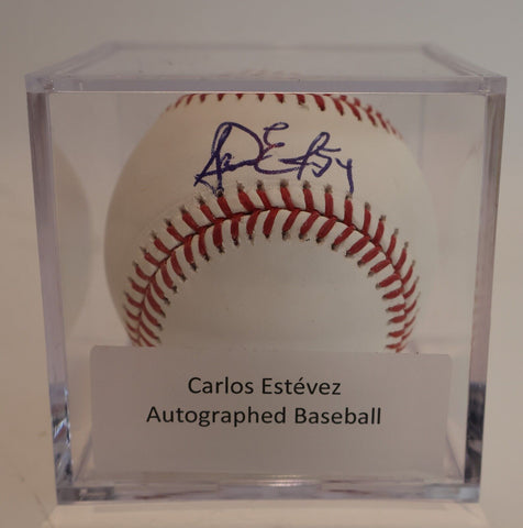 Carlos Esteves Autographed Official Major League Baseball - MLB Authenticated
