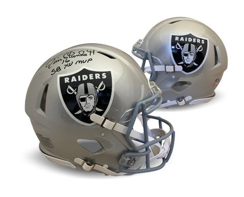 Jim Plunkett Autographed Oakland Raiders Full Size Authentic Helmet Beckett
