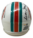 Sean Young Ace Ventura Signed Dolphins Mini Helmet Ray Finkle JSA QR w/ Case