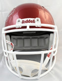 Adrian Peterson Autographed Oklahoma Sooners F/S Speed Helmet - Beckett W