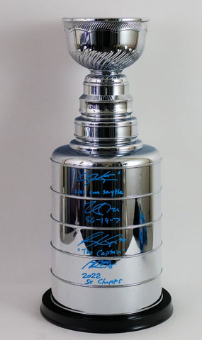 2022 Colorado Avalanche Inscribed and Autographed Replica Stanley Cup Fanatics