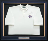 Walter Payton Autographed Framed Sweetness White Polo Bears JSA