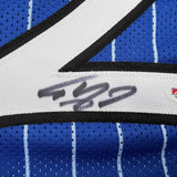 Autographed/Signed SHAQUILLE SHAQ O'NEAL Orlando Blue Pinstripe Jersey BAS COA