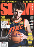 Chet Holmgren Autographed Oklahoma City Thunder SLAM Magazine - JSA *Blue