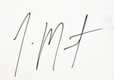 JA MORANT Autographed Grizzlies "White Out" 14" x 28" Photograph PANINI LE 112
