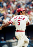 Johnny Bench Signed 1985 World Series Logo Baseball (Fanatics) Reds HOF Catcher