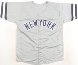 Hideki Matsui Signed New York Yankees Gray Road Jersey (Beckett) "Godzilla"
